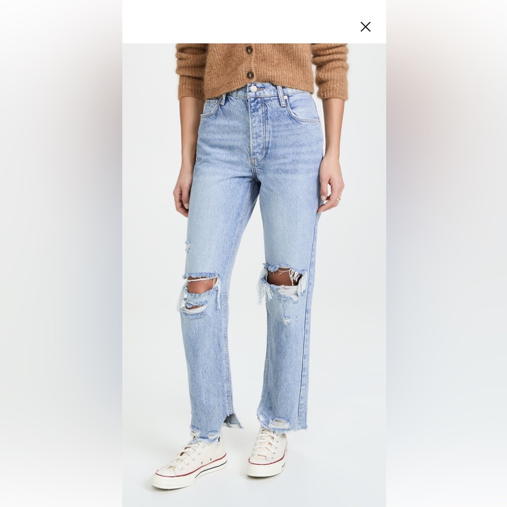 Feee People Tapered Baggy Boyfriend Jean, size 26